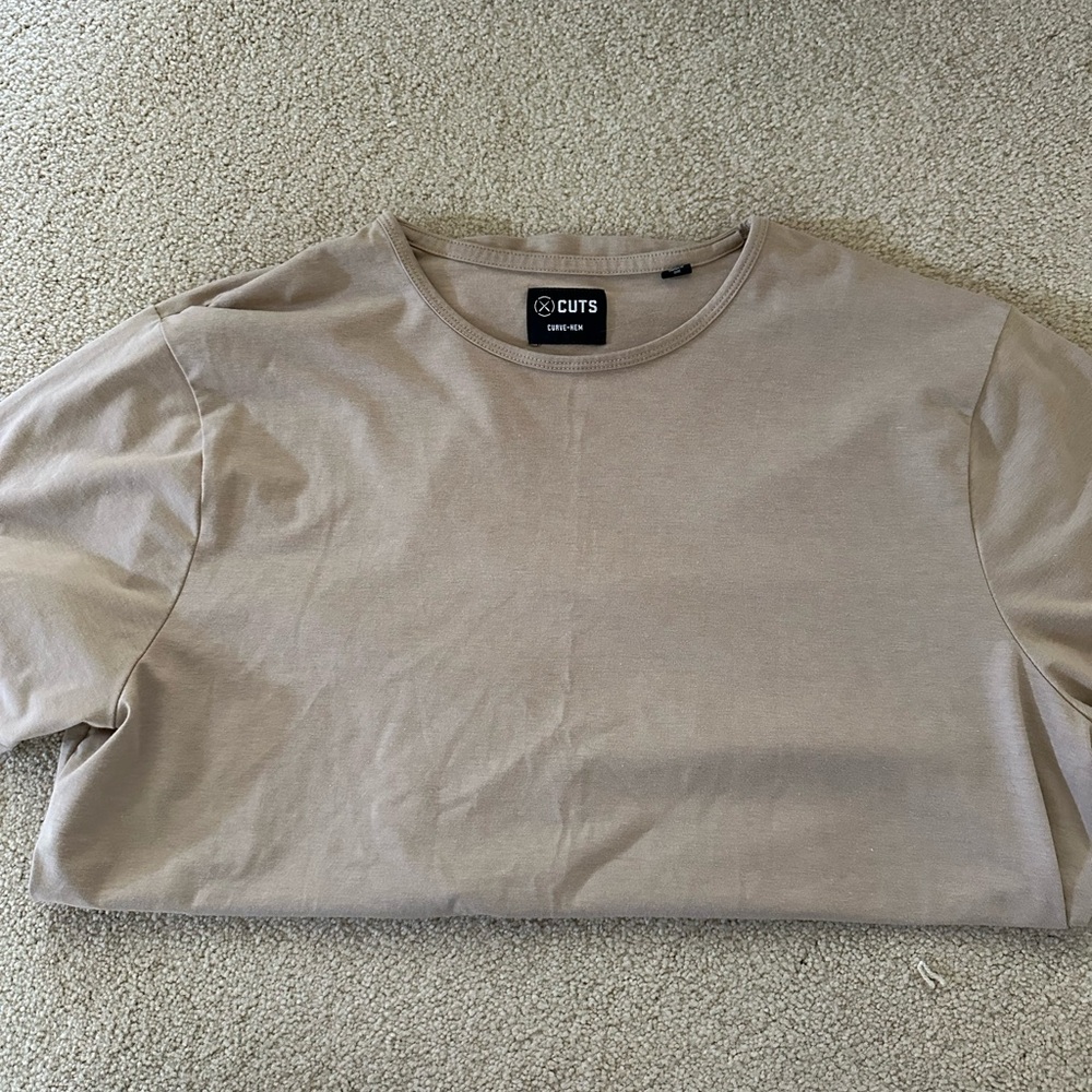 Cuts Clothing Tan Short Sleeve Tee